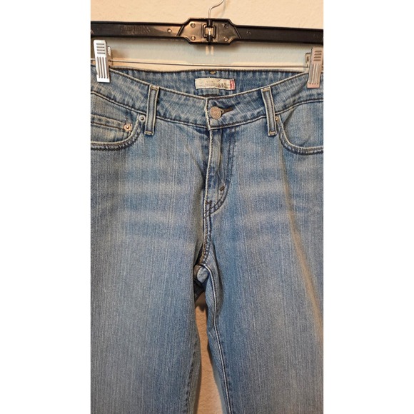 Levis Low Boot Cut 545 Jeans Women's Denim Blue Classic Casual Pants Size 8 - Picture 5 of 12